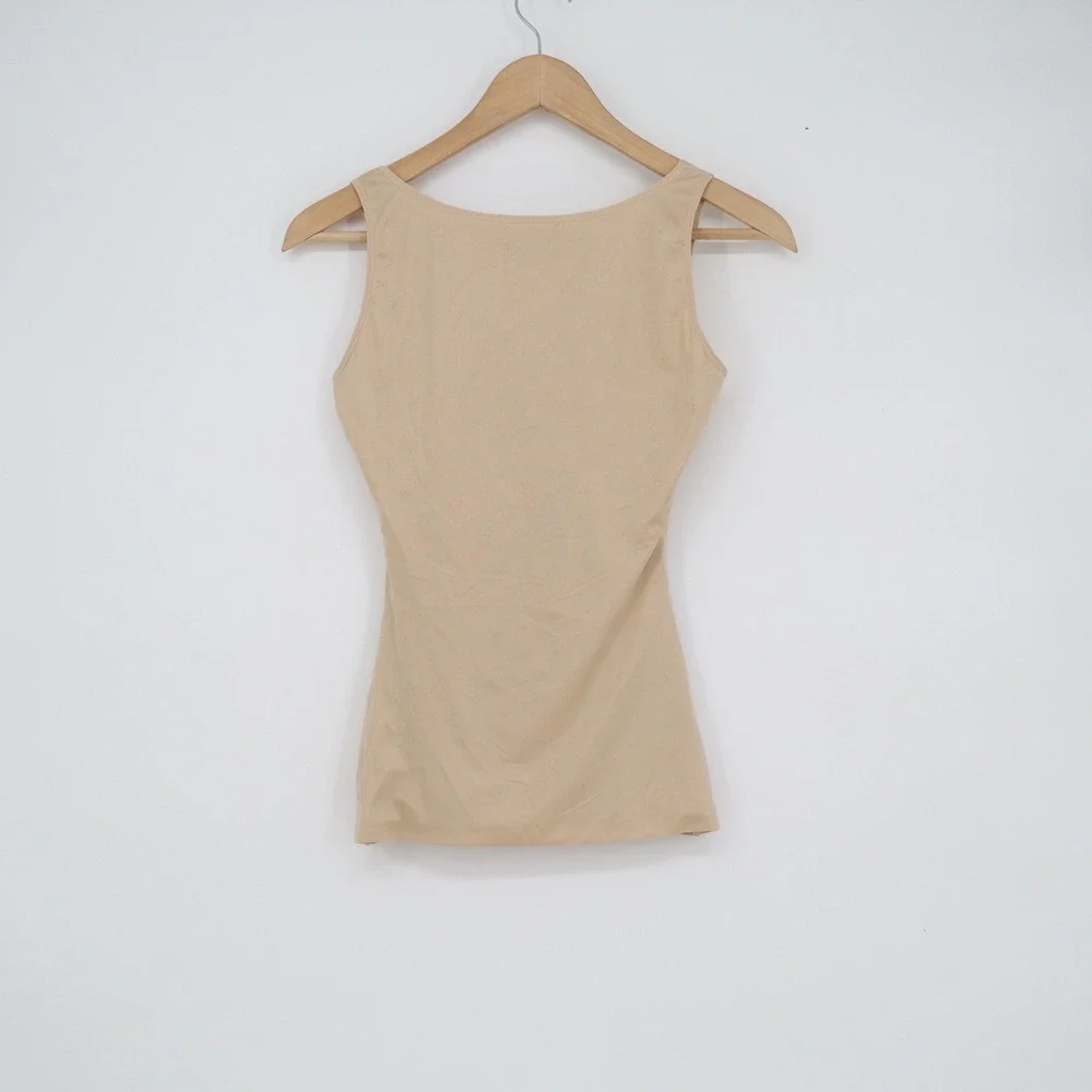 Maidenform Comfort Devotion Shapewear Camisole Beige Firm Control Tank Top M